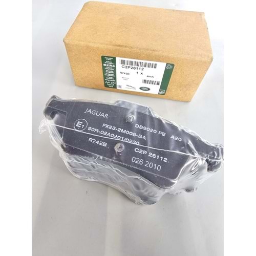 JAGUAR XJ ARKA FREN BALATASI C2P26112